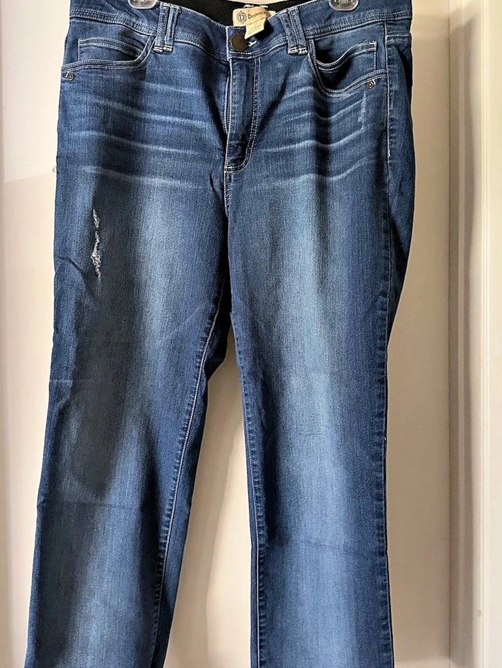 Democracy Ab-solution Straight Leg Jeans with Raw Hem Raw Hem Waist 16
